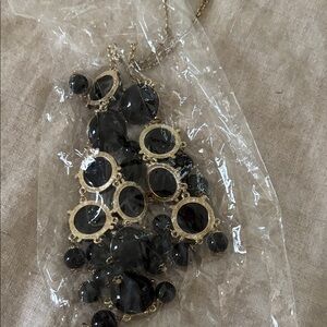 Elegant Black and Gold Women's Necklace